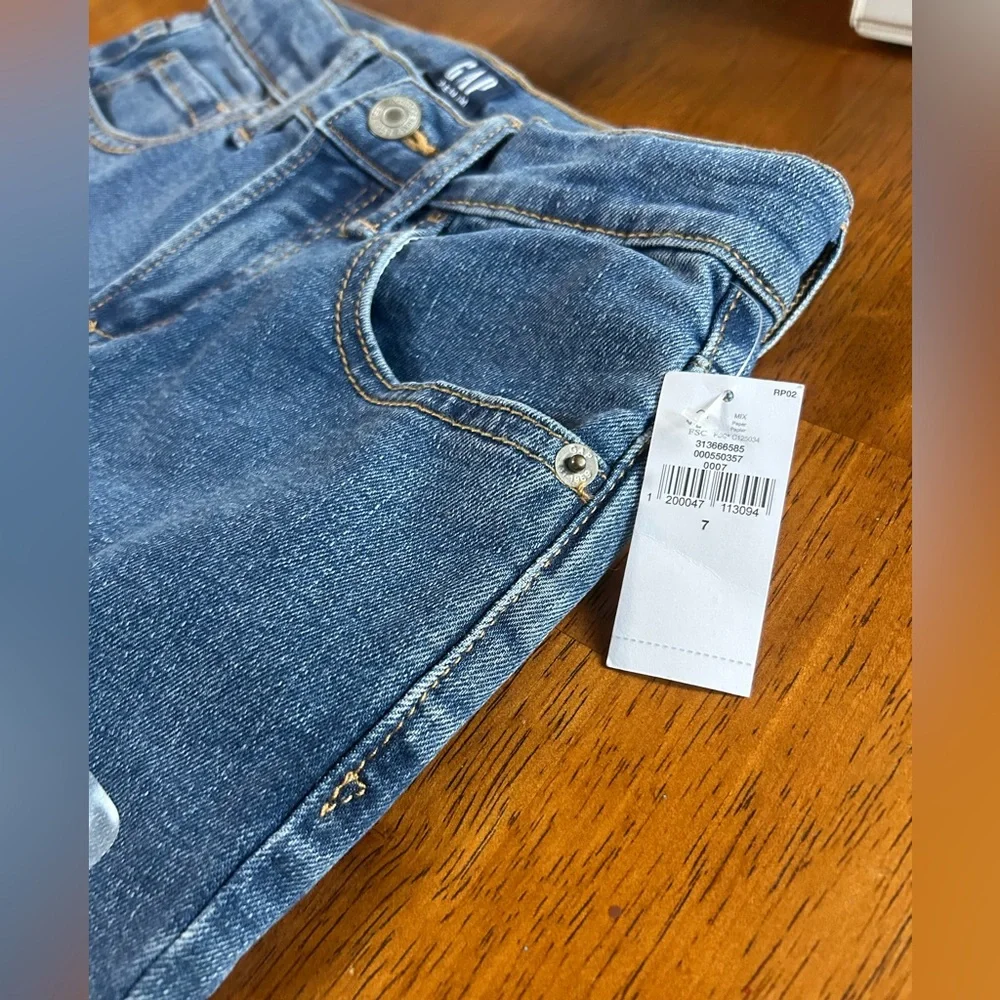 GAP Stretch Skinny Jeans Boys Size 7 | NEW | Adjustable Waist Denim